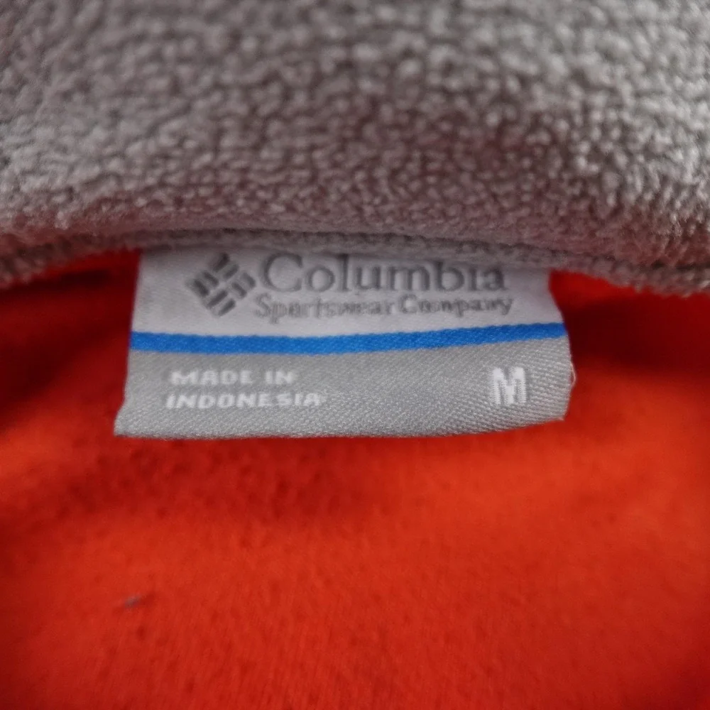 Oklahoma State Cowboys Pullover Mens M Orange‎ NCAA Football Columbia 1/4 Zip